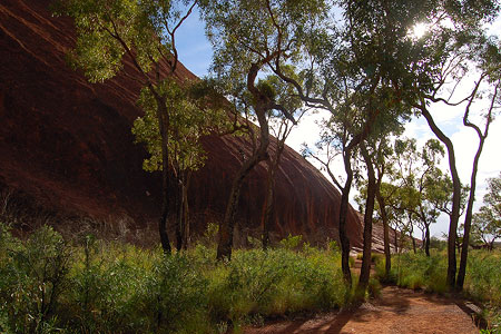 Walk around the base