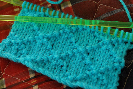 diamond seed stitch